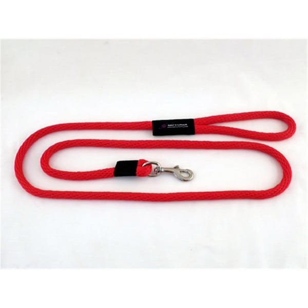 Soft Lines Dog Snap Leash 0.62 In. Diameter By 6 Ft. - Red SO456430 - main